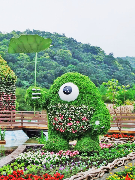 宜蘭綠色博覽會內的精彩作品。（圖片來源／宜蘭綠色博覽會粉絲團）