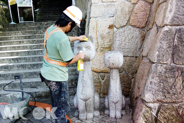 大地工程處人員獲報後即刻著手清理。（圖片提供／台北市政府工務局大地工程處）