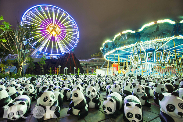 美輪美奐的兒童新樂園夜景。（圖片提供／台北市政府觀光傳播局）