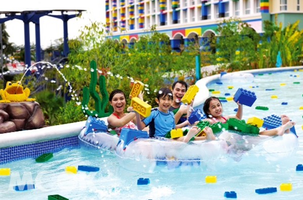 全球最大的樂高水上樂園帶給全家大小無限歡樂。(圖片提供／馬來西亞觀光局)