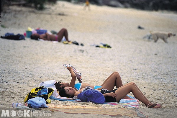 米原海濱露營地是日本大學生中相當受歡迎的景點。(圖片提供／墨刻編輯部)