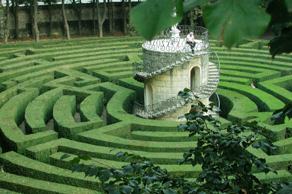 皮薩爾別墅花園是世界上最複雜的迷宮。(圖片來源／kraenzelhof）
