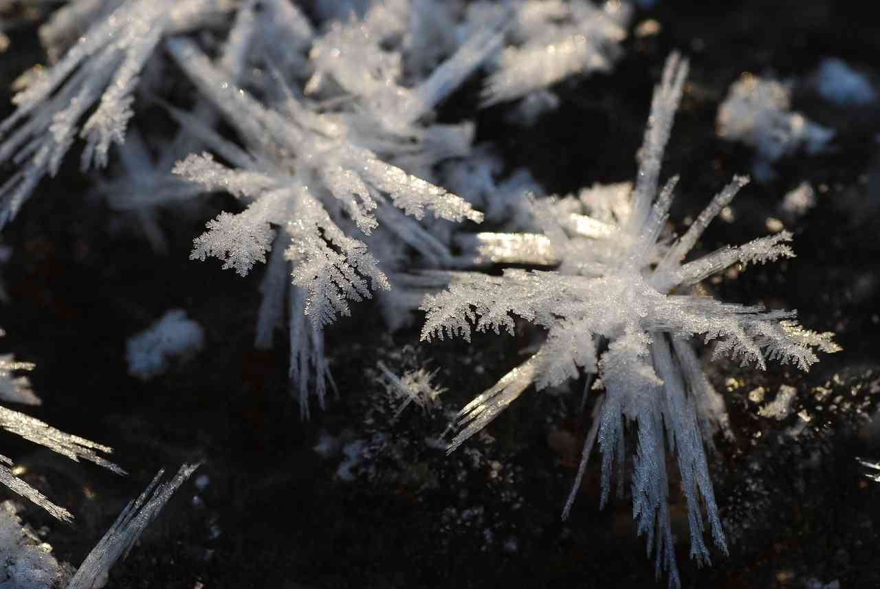 各種不同的冰雪結晶分布湖上。(圖片來源／livedoorl）