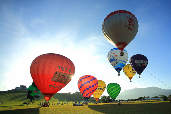 每年暑假期間，這裡也舉辦國際熱氣球嘉年華，是鹿野最熱鬧的時候（圖片來源／取自臺灣熱氣球嘉年華-Taiwan Balloon Festival粉絲團）