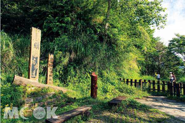太平山見晴懷古步道，享受自然森林景致與人文歷史鐵道的完美融合之中。(圖片提供／墨刻編輯部)