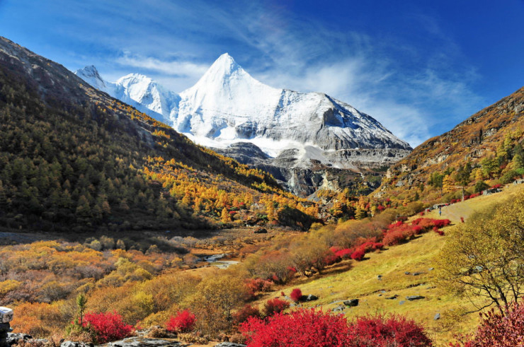 Daocheng Yading Nature Reserve, Sichuan Province, China。(圖片來源／Rungkit Charoenwa）