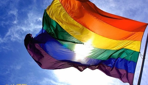 彩虹旗，也被稱作「LGBT驕傲旗」和「同志驕傲旗」，是一面象徵性少數群體（LGBT）的旗幟。。(圖片來源／cyberfair）