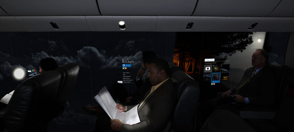 這項科技提供乘客意想不到的飛行體驗。(圖片來源／uk-cpi）