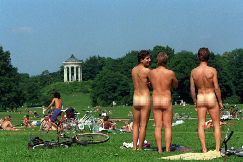 德國裸體文化正興。(圖片來源／sueddeutsche）