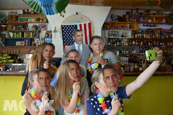 布里斯本酒吧舉辦了以歐巴馬為主題的派對歡迎G20。(圖片提供／昆士蘭旅遊局）