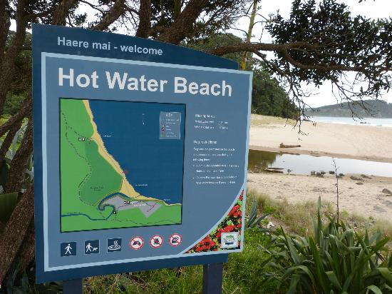 熱水沙灘是紐西蘭非常熱門的景點。(圖片來源／hot water beach）