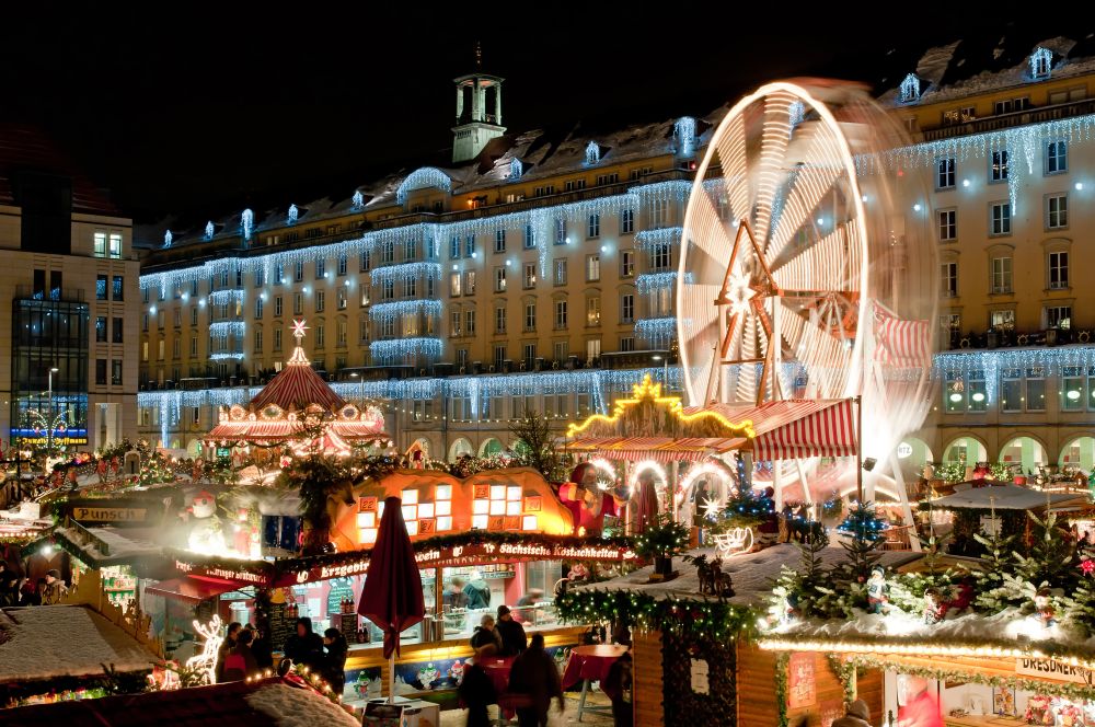 最古老的聖誕市集，得勒斯登是德國三大聖誕市集之一。(圖片來源／elines）