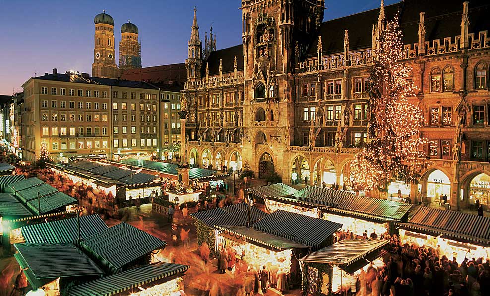 慕尼黑廣場，歌德式建築散發濃濃中古世紀氣息。(圖片來源／bavaria）