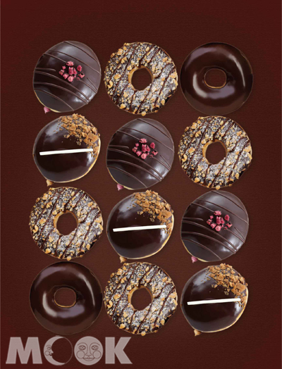 冬季限定Choco Mania巧克力系列商品。(圖片提供／Krispy Kreme)