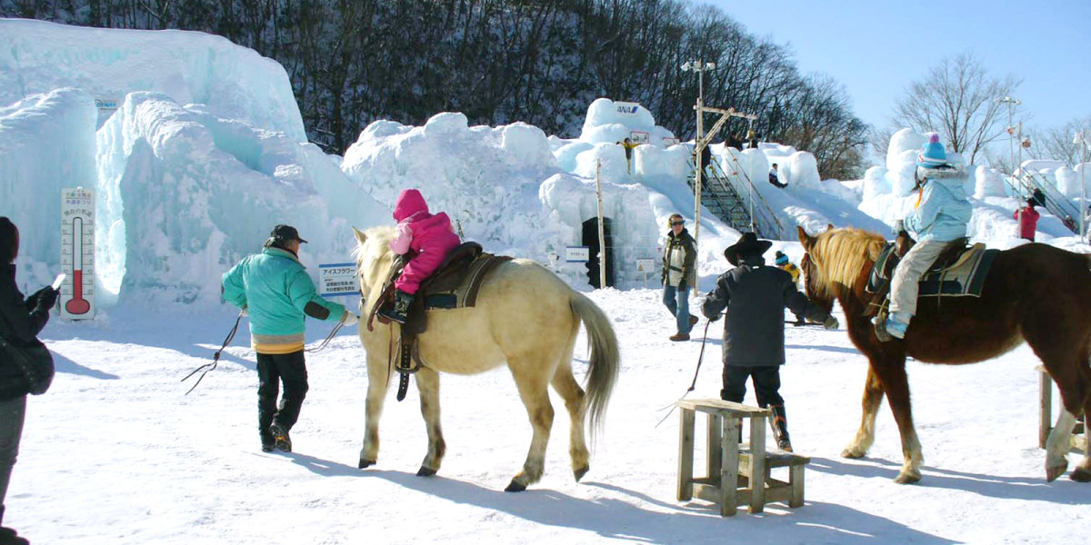 現場還能騎著馬環繞會場相當好玩。(圖片來源／札幌觀光旅遊網）