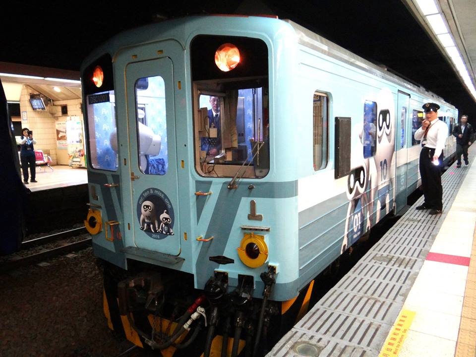 主題列車自1月27日起在平溪線開跑。(圖片來源／台鐵路透社)