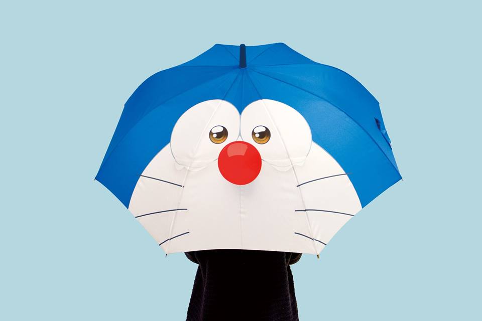多啦A夢雨傘。(圖片來源／Doraemon 100)