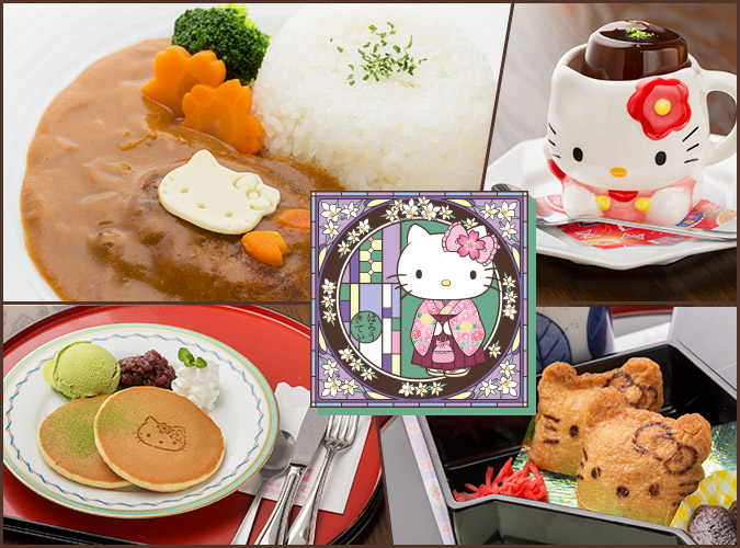 肚子餓的話也能享用以Hello Kitty為主題的餐點。(圖片來源／sanrio）