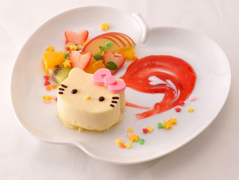 Hello Kitty起司蛋糕。(圖片來源／twitter)