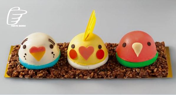 有各種小鳥造型甜點供客人享用。（圖片來源／ことりカフェ）