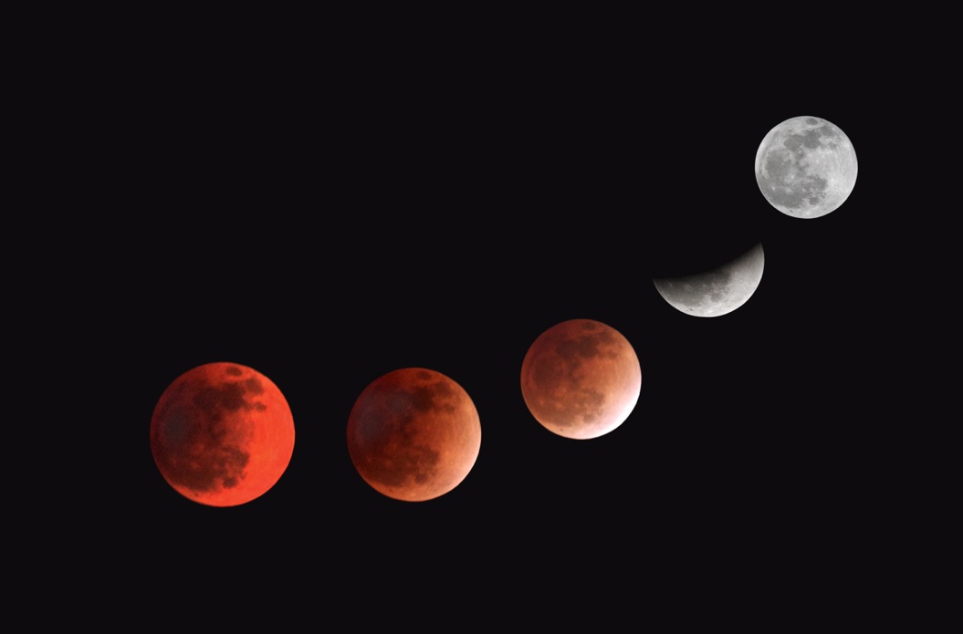 紅色滿月景色將可以在4月4日日本見到。（圖片來源／getnews）