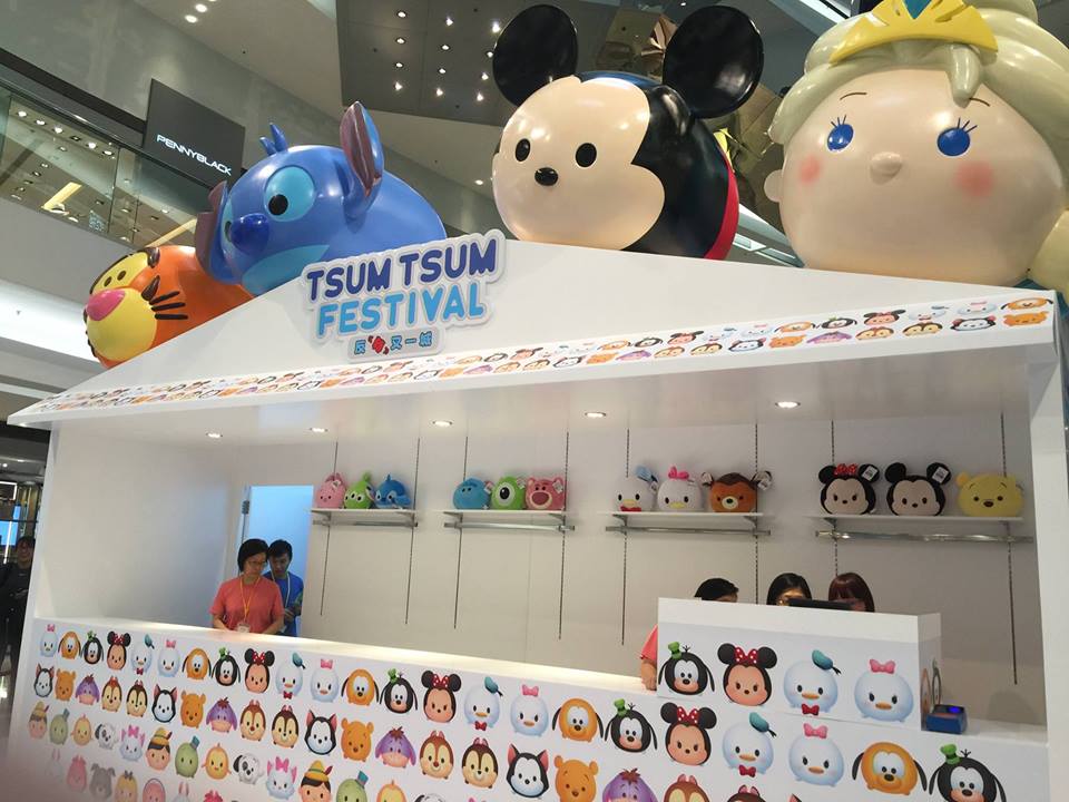 期間限定Tsum Tsum商店。（圖片來源／Festival Walk 又一城）