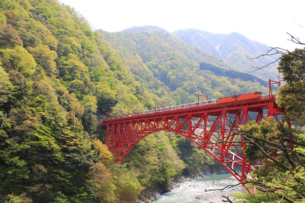 黑部峽谷鐵道只有在立部黑山開山期間才會行駛。（圖片來源／黒部峡谷鉄道株式会社）