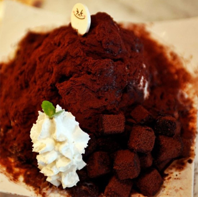 饅頭人巧克力冰。（圖片來源／instiz）