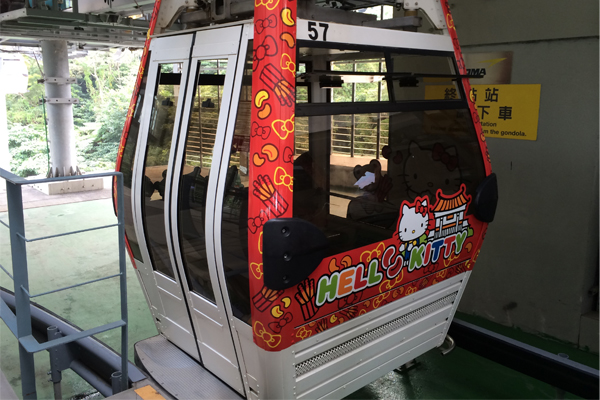 代言期間在車廂、車站等地方都能見到Hello Kitty可愛萌樣。（圖片來源／台北旅遊網）