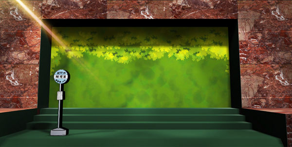 台北車站出現龍貓巴士站。（圖片來源／fever38）