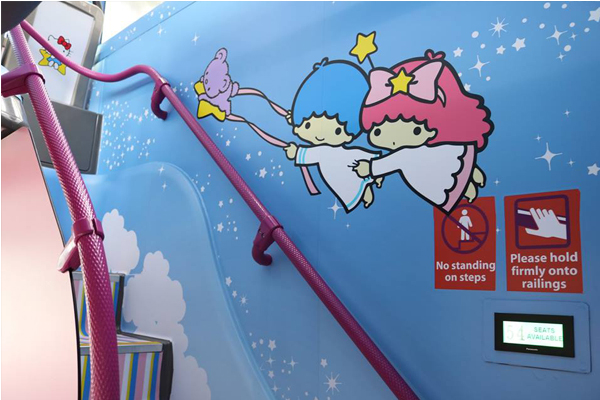 除了Hello Kitty外，也有KIKILALA一同陪伴乘客。（圖片來源／EVA Airways Corp. 長榮航空）