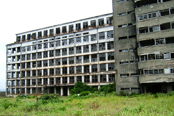 軍艦島的學校。（圖片來源／gunkanjima-tour）