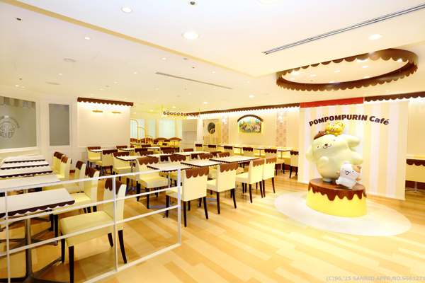 布丁狗主題咖啡二號店於大阪開幕。（圖片來源／sanrio）