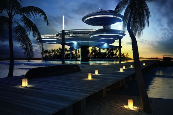 超現代的飛碟海底飯店是從科幻片所發想出來的設計概念。（圖片來源／Stylish Eve ）