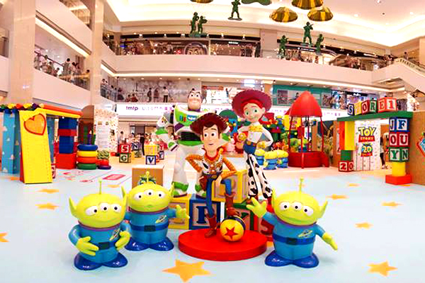 香港屯門廣場舉行玩具總動員20周年展出。（圖片來源／tmtplaza 屯門市廣場）