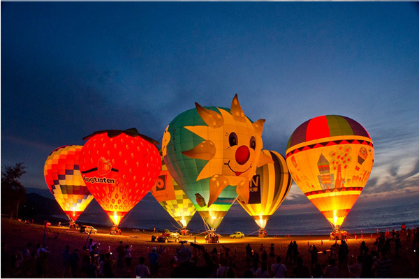 光雕音樂會動人耀眼。（圖片來源／臺灣熱氣球嘉年華-Taiwan Balloon Festiva）