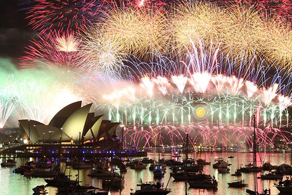 雪梨為全球最早跨年的國家之一。(圖片提供／dailytelegraph）