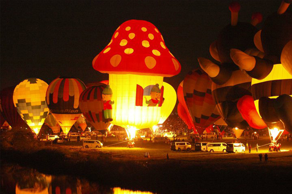 造型充滿特色的熱氣球。（圖片來源／Saga International Balloon Fiesta）