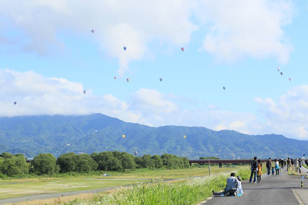 佐賀縣廣大的平原，氣流穩定非常適合熱氣球飛行。（圖片來源／Saga International Balloon Fiesta）