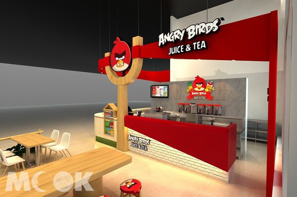 世界第一家，Angry Birds為主題的飲品旗艦店！(圖片提供／Angry Birds Juice＆Tea)