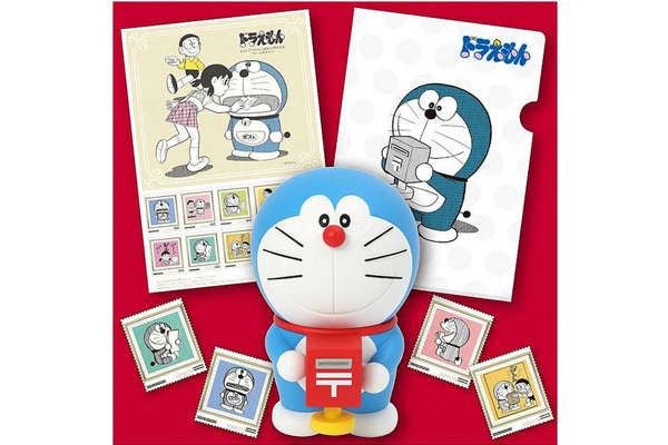 郵票套票將會用B4主題資料夾來收納。（圖片來源／Doraemon 100）