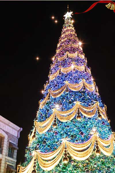連續四年獲得金氏世界紀錄肯定世界上最璀璨聖誕樹。(圖片來源／japanholidays）