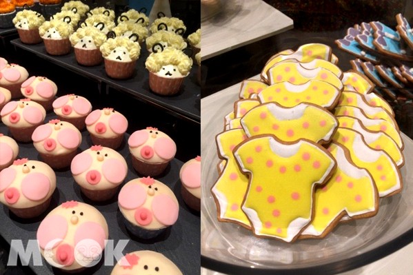 客製化可愛的翻糖餅乾與甜點，讓大小客人皆相當喜愛。(圖片提供／Taipei Marriott Hotel)