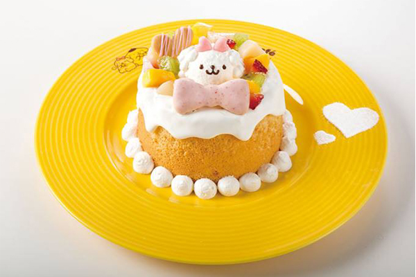 鬆軟戚風蛋糕。（圖片來源／sanrio）