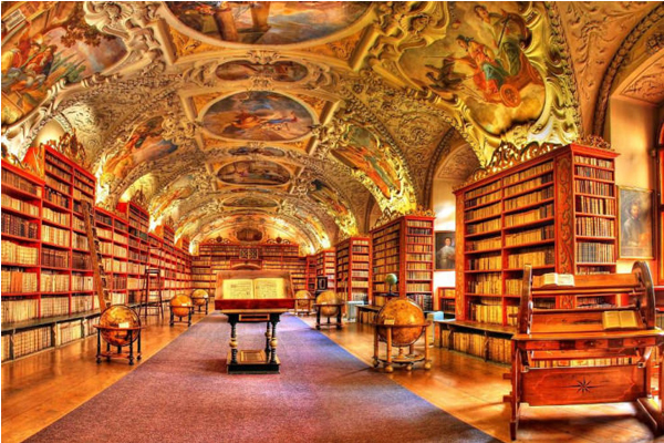 宛如天堂般的夢幻圖書館。（圖片來源／placestoseeinyourlifetime）