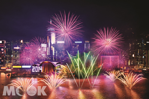 香港維港跨年曾被選為全球最具特色的跨年活動。(圖片提供／港發局）