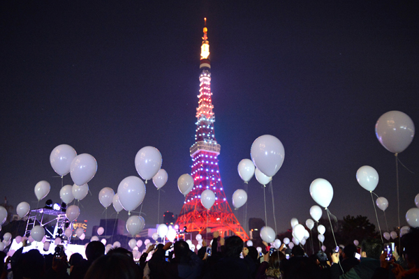 東京跨年夜。(圖片來源／cbsnewyork）