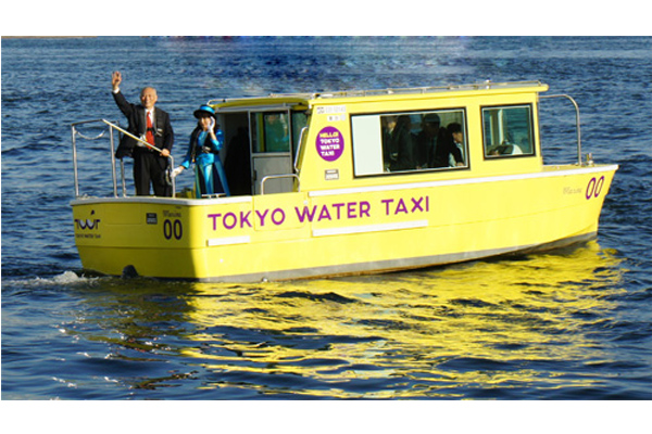 東京推出水上計程車服務。（圖片來源／water-taxi.tokyo）