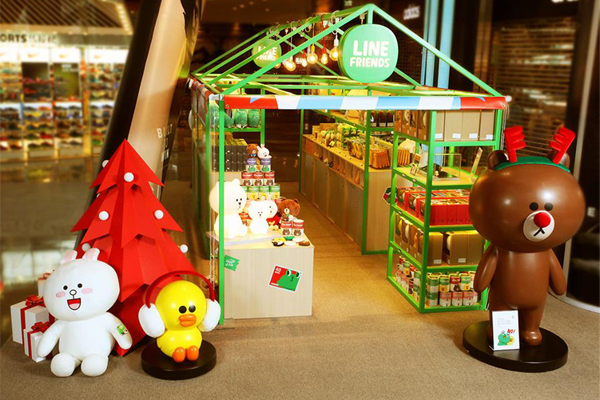 LINE FRIENDS Pop-up Store。（圖片來源／Langham Place）