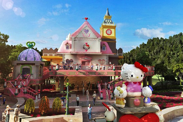 世界最大的Hello Kitty主題樂園在中國開幕。（圖片來源／Hello Kitty Park China）